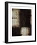 Brunt Jute 2-Milli Villa-Framed Art Print