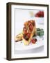 Bruschetta with Tomatoes and Olives-Ian Garlick-Framed Photographic Print