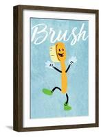 Brush Dance-Marcus Prime-Framed Art Print