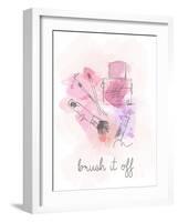 Brush it Off-Anna Quach-Framed Art Print