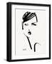 Brush Portrait IV-Anne Tavoletti-Framed Art Print