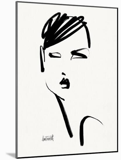 Brush Portrait IV-Anne Tavoletti-Mounted Art Print