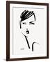 Brush Portrait IV-Anne Tavoletti-Framed Art Print