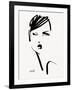 Brush Portrait IV-Anne Tavoletti-Framed Art Print