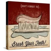 Brush Your Teeth-null-Stretched Canvas