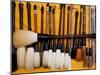 Brushes at a Chinese Street Market, China-Bruce Behnke-Mounted Photographic Print