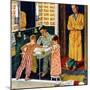 "Brushing Their Teeth", January 29, 1955-Amos Sewell-Mounted Giclee Print