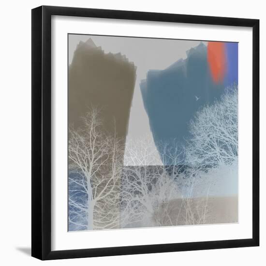 Brushmark Trees-Sarah Cheyne-Framed Giclee Print