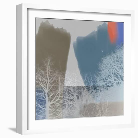 Brushmark Trees-Sarah Cheyne-Framed Giclee Print