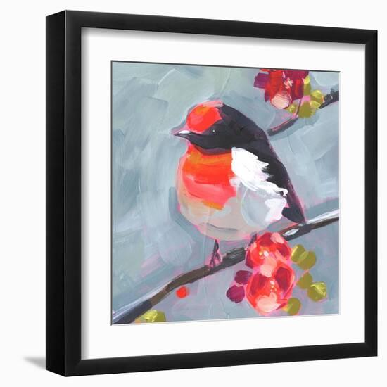 Brushstroke Bird I-Jennifer Parker-Framed Art Print