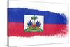 Brushstroke Flag Haiti-robodread-Stretched Canvas