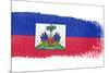 Brushstroke Flag Haiti-robodread-Mounted Art Print