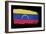 Brushstroke Flag Venezuela-robodread-Framed Art Print