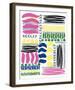 Brushstrokes-Ben James-Framed Giclee Print