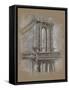 Brushwork Architecture Study IV-Ethan Harper-Framed Stretched Canvas