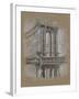 Brushwork Architecture Study IV-Ethan Harper-Framed Art Print