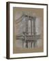 Brushwork Architecture Study IV-Ethan Harper-Framed Art Print