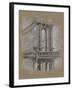 Brushwork Architecture Study IV-Ethan Harper-Framed Art Print