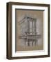 Brushwork Architecture Study IV-Ethan Harper-Framed Art Print