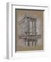 Brushwork Architecture Study IV-Ethan Harper-Framed Art Print