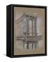 Brushwork Architecture Study IV-Ethan Harper-Framed Stretched Canvas