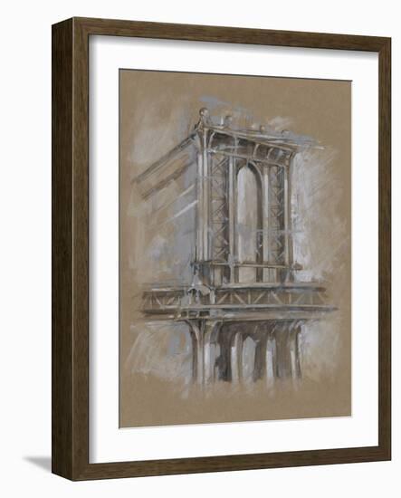 Brushwork Architecture Study IV-Ethan Harper-Framed Art Print