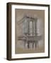 Brushwork Architecture Study IV-Ethan Harper-Framed Art Print