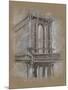 Brushwork Architecture Study IV-Ethan Harper-Mounted Art Print