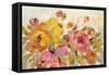 Brushy Peonies-Silvia Vassileva-Framed Stretched Canvas