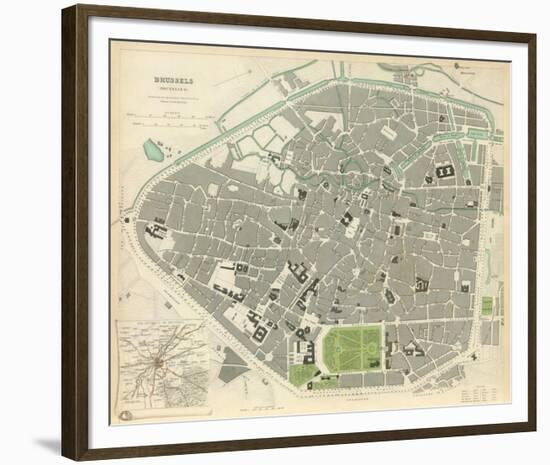 Brussels, Belgium, c.1837-null-Framed Art Print