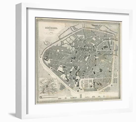 Brussels, Belgium, c.1860-null-Framed Art Print