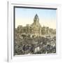 Brussels (Belgium), Panorama of the Courthouse-Leon, Levy et Fils-Framed Photographic Print