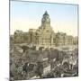 Brussels (Belgium), Panorama of the Courthouse-Leon, Levy et Fils-Mounted Photographic Print