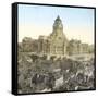 Brussels (Belgium), Panorama of the Courthouse-Leon, Levy et Fils-Framed Stretched Canvas