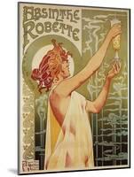 Brussels, Belgium - Robette Absinthe Advertisement Poster-Lantern Press-Mounted Art Print