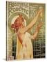 Brussels, Belgium - Robette Absinthe Advertisement Poster-Lantern Press-Stretched Canvas