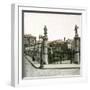 Brussels (Belgium), the Place Des Sablons-Leon, Levy et Fils-Framed Photographic Print