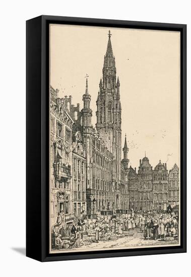 'Brussels', c1820 (1915)-Samuel Prout-Framed Stretched Canvas