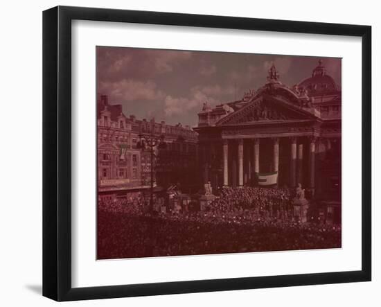 Brussels European Movement Conf-Dmitri Kessel-Framed Photographic Print