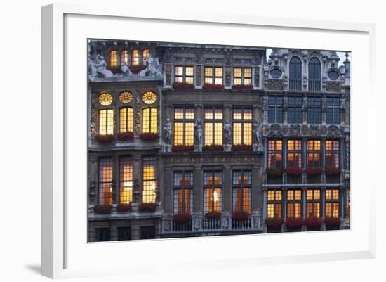 Brussels Grand Place 1-Charles Bowman-Framed Photographic Print