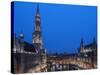 Brussels Grand Place 2-Charles Bowman-Stretched Canvas