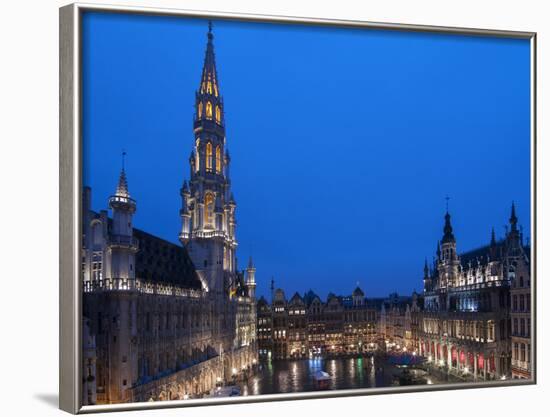 Brussels Grand Place 2-Charles Bowman-Framed Photographic Print