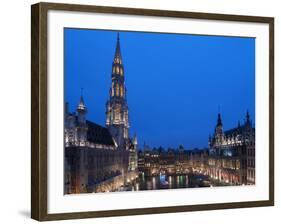 Brussels Grand Place 2-Charles Bowman-Framed Photographic Print