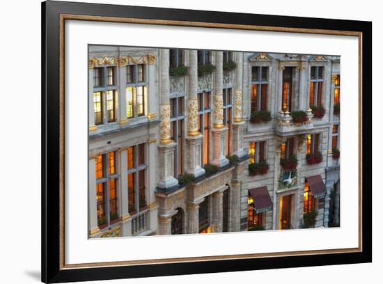 Brussels Grand Place-Charles Bowman-Framed Photographic Print