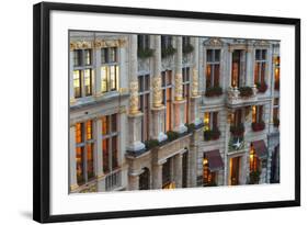 Brussels Grand Place-Charles Bowman-Framed Photographic Print