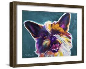 Brussels Griffon - Spicey-Dawgart-Framed Giclee Print