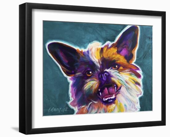 Brussels Griffon - Spicey-Dawgart-Framed Giclee Print