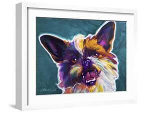 Brussels Griffon - Spicey-Dawgart-Framed Giclee Print