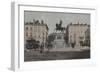 Brussels, Place Royale, Statue of Godefroid De Bouillon-null-Framed Giclee Print