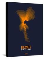 Brussels Radiant Map 3-NaxArt-Stretched Canvas